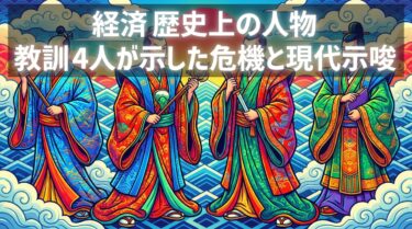 歴史的危機から学ぶ経済の教訓｜市場を変えた4人